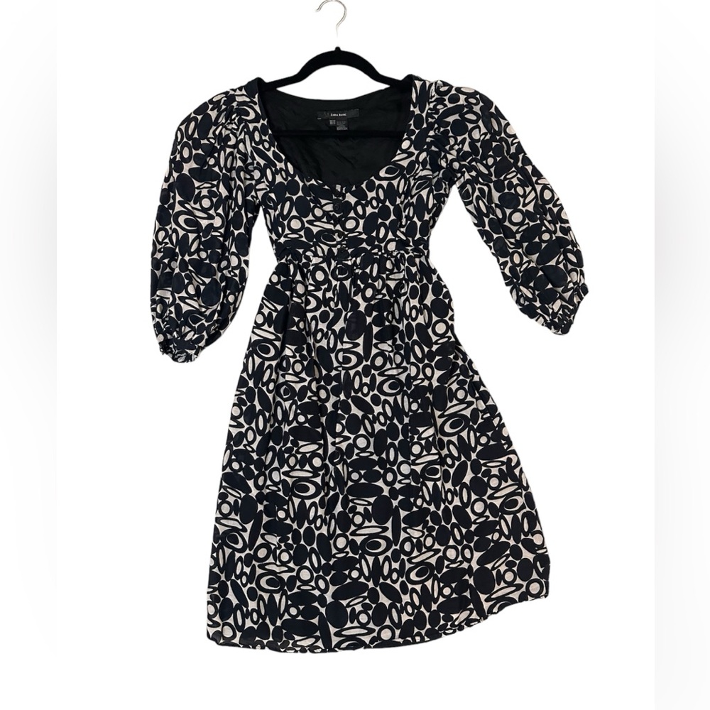 Zara Knee Length 3/4 Sleeve Dress XS
